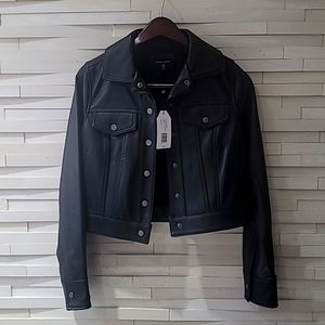 Universal Standard Leather Jacket